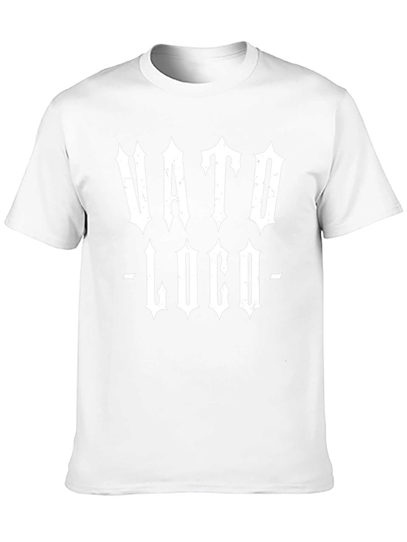 Vato Loco Mens Black Graphic Tee