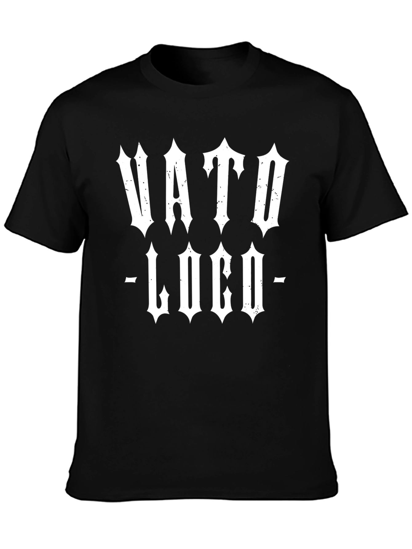 Vato Loco Mens Black Graphic Tee