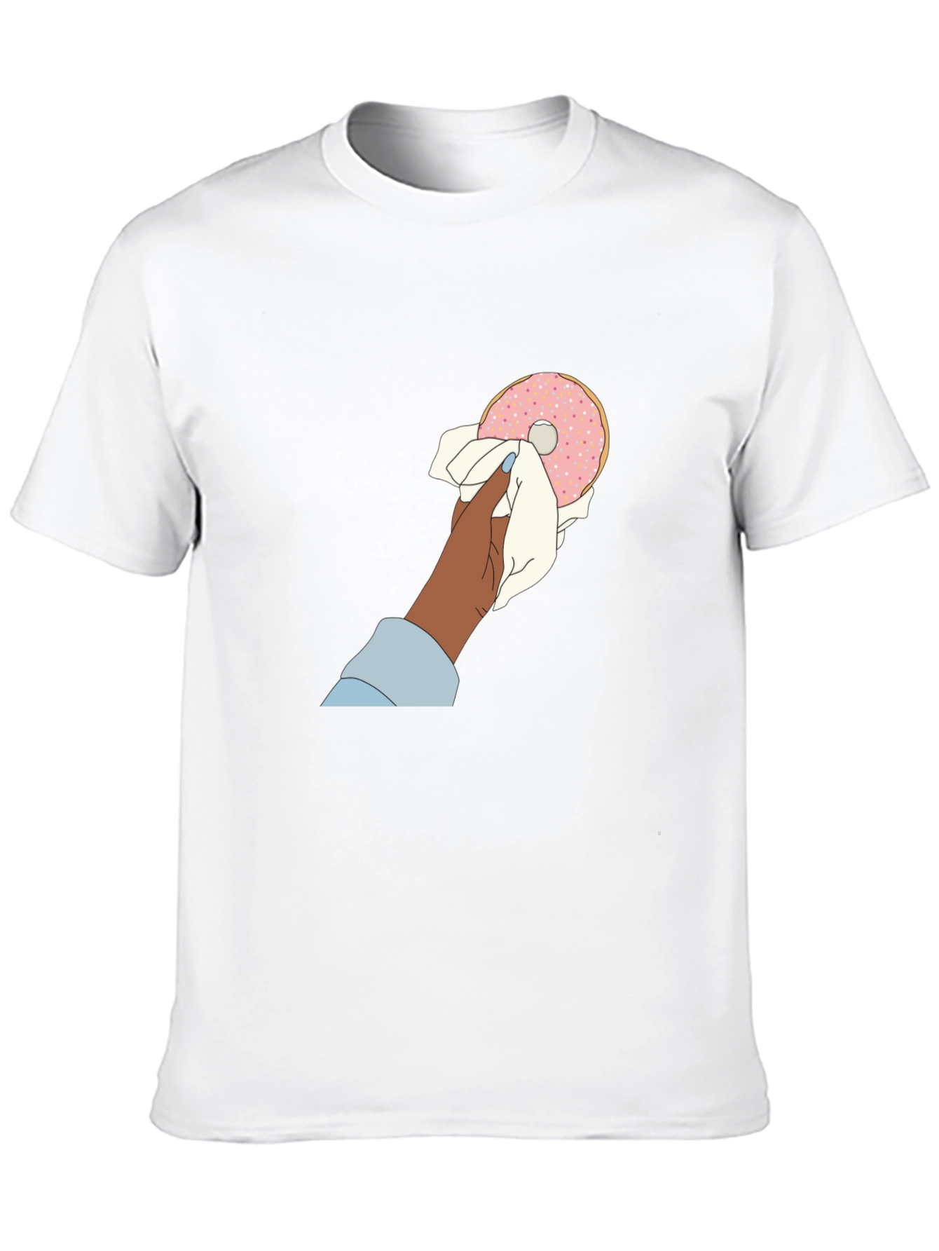 Doughnut Lover Graphic Tee - Black Unisex T-Shirt