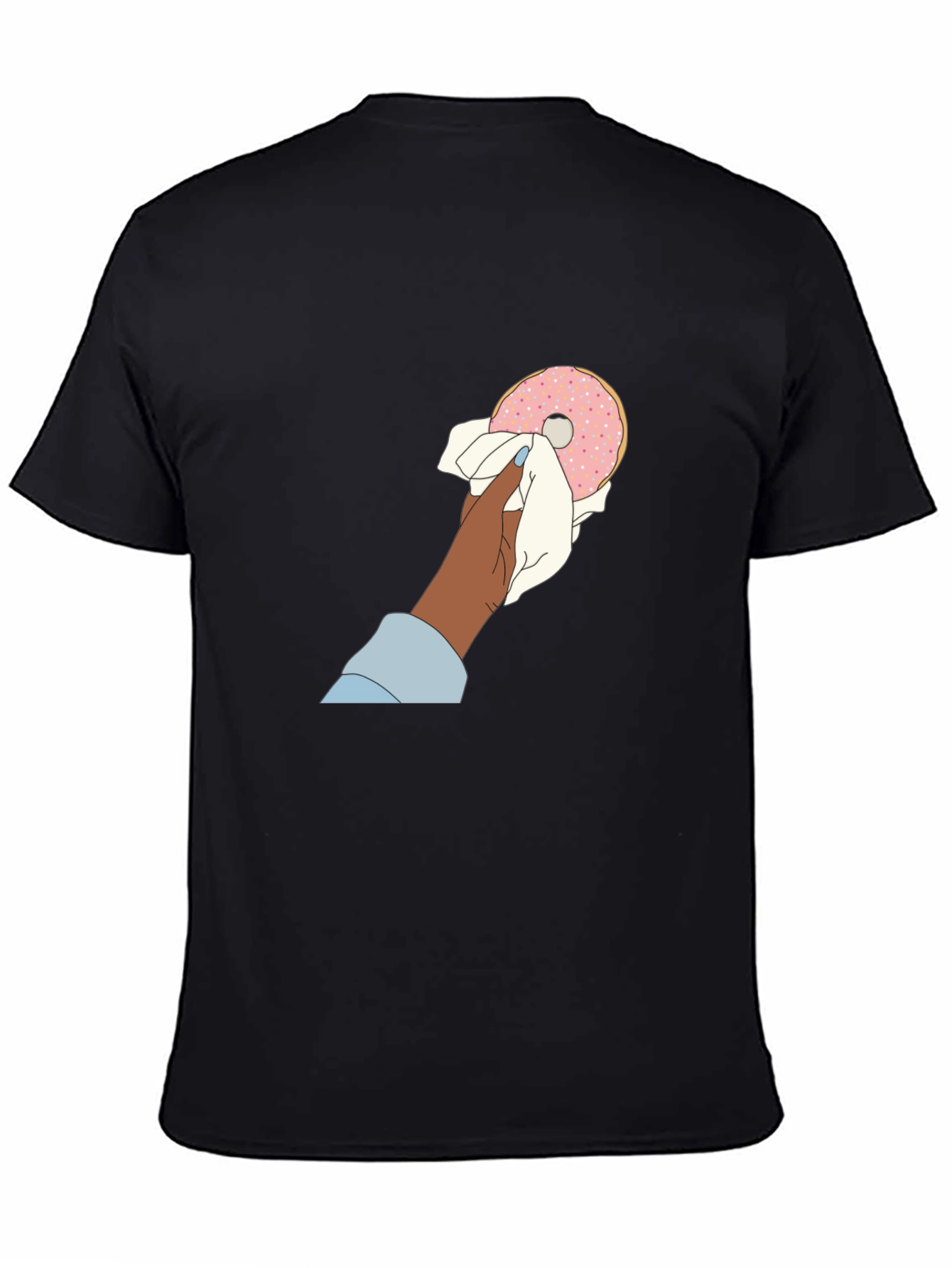 Doughnut Lover Graphic Tee - Black Unisex T-Shirt