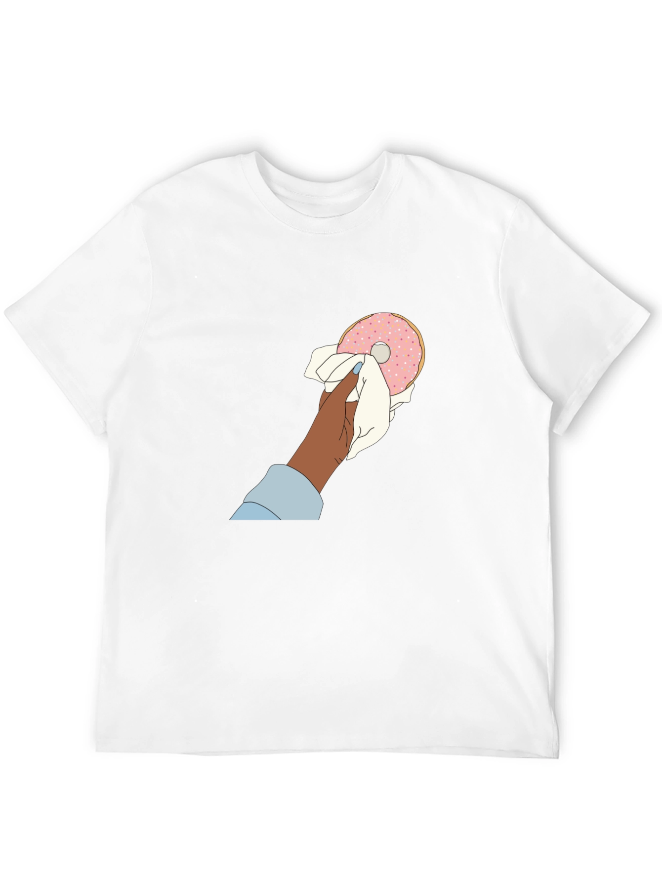 Doughnut Lover Graphic Tee - Black Unisex T-Shirt