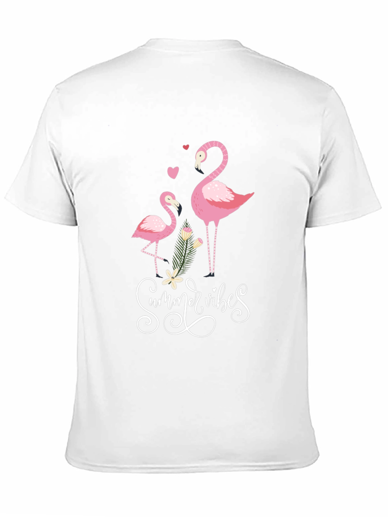 Summer Vibes Flamingo Graphic Tee