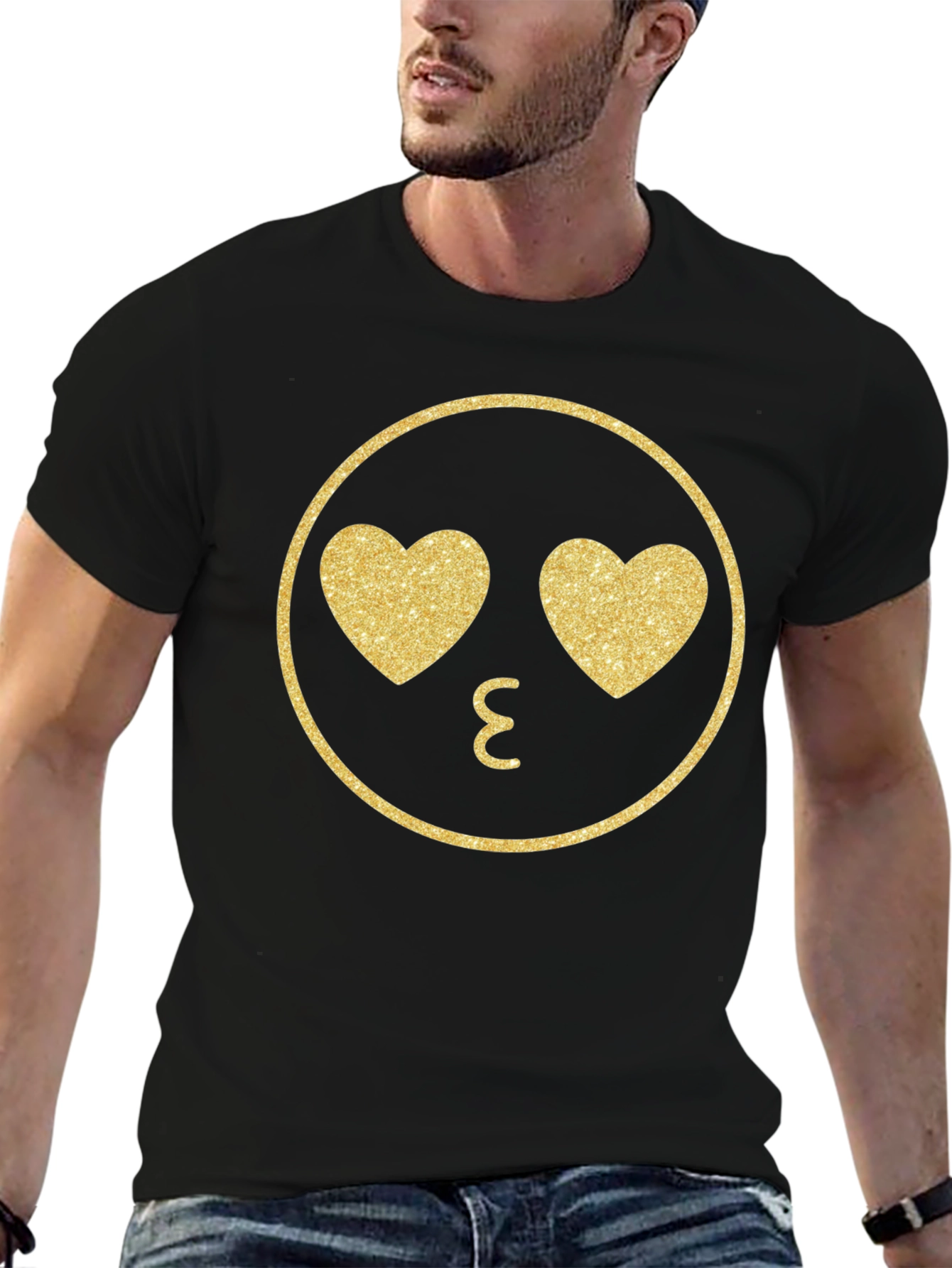 Emoji Kiss Face T-Shirt