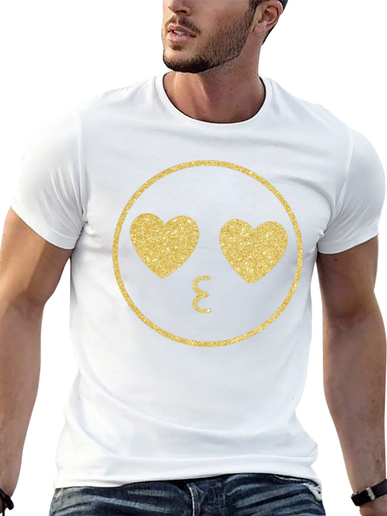 Emoji Kiss Face T-Shirt