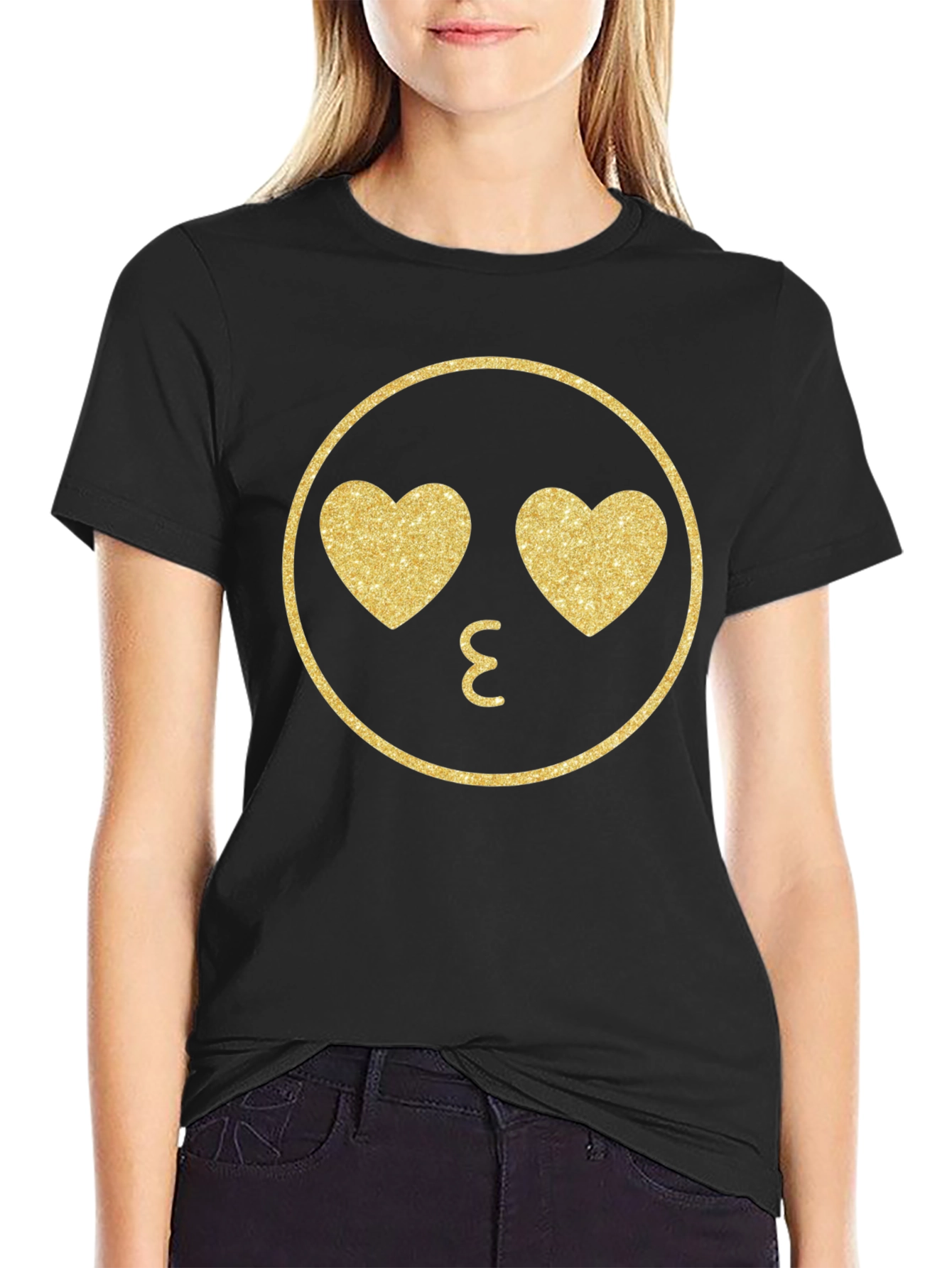 Emoji Kiss Face T-Shirt