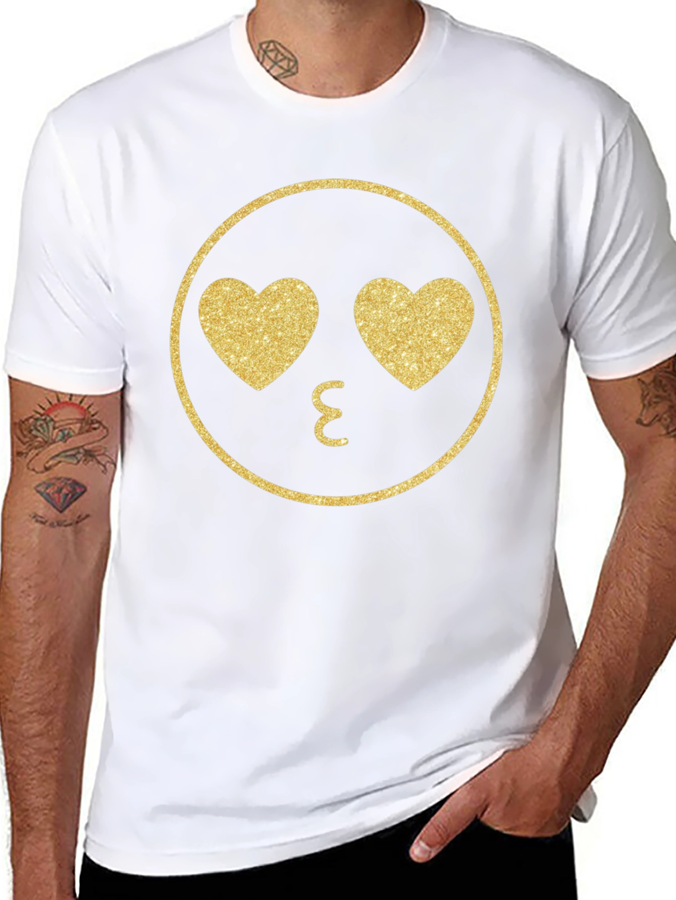 Emoji Kiss Face T-Shirt