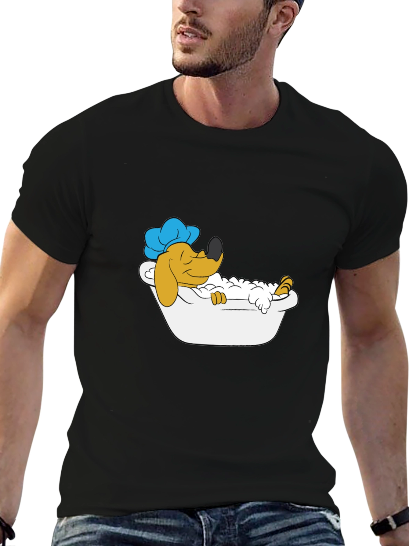 Cartoon Dog Relaxing T-Shirt