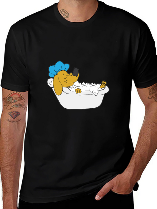 Cartoon Dog Relaxing T-Shirt