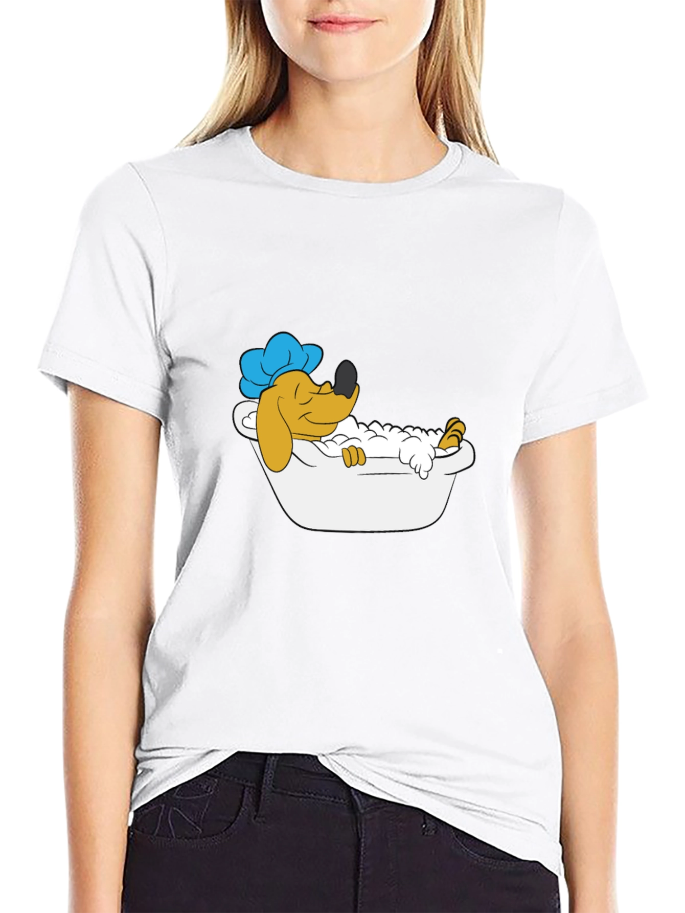 Cartoon Dog Relaxing T-Shirt