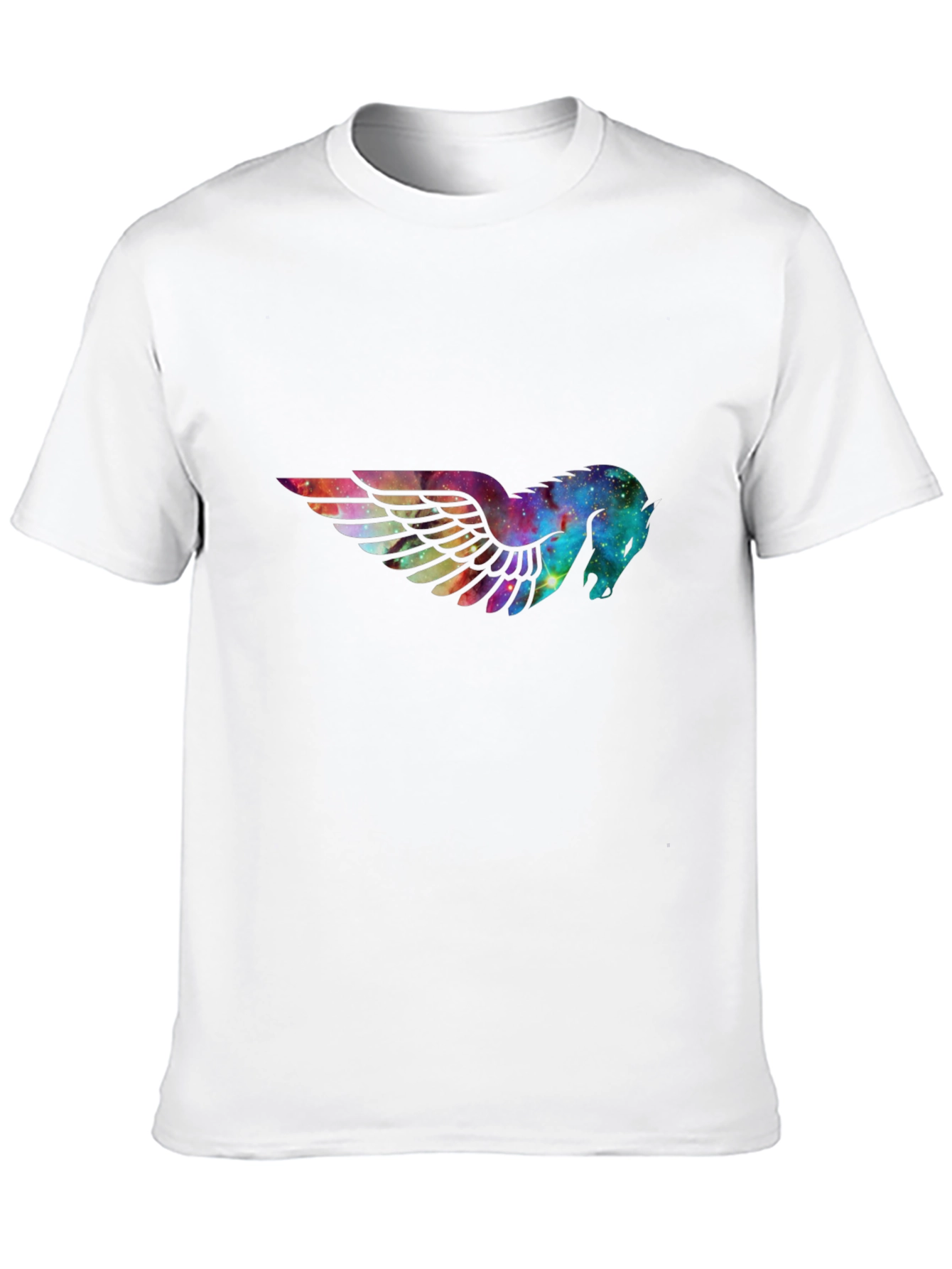Galaxy Pegasus Graphic Black T-Shirt