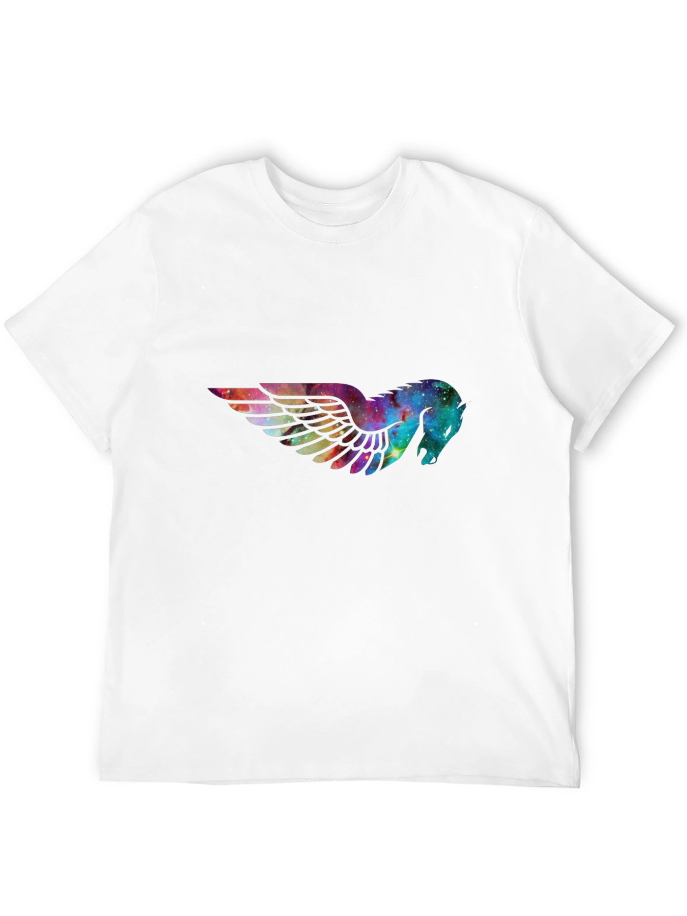 Galaxy Pegasus Graphic Black T-Shirt