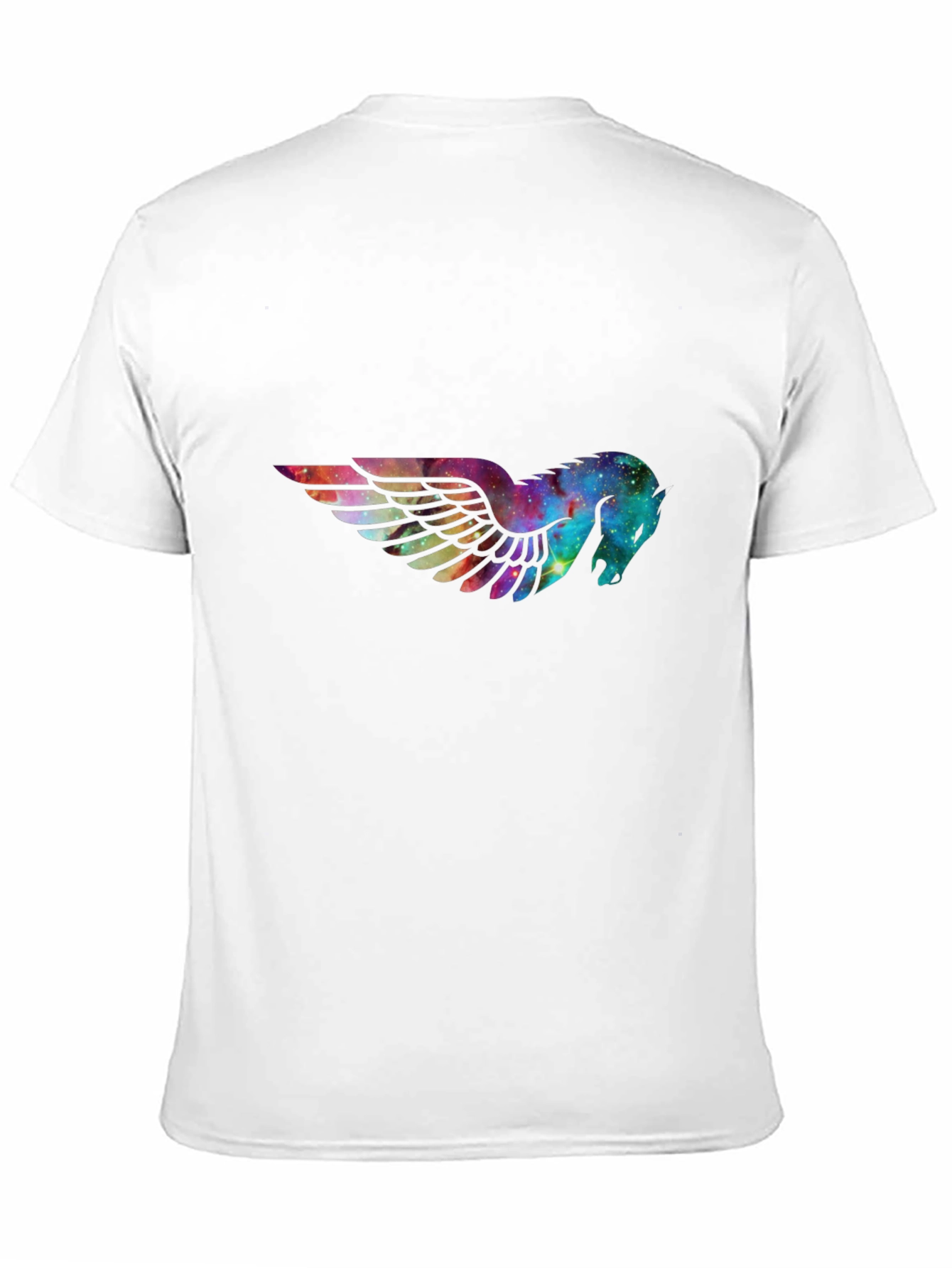 Galaxy Pegasus Graphic Black T-Shirt
