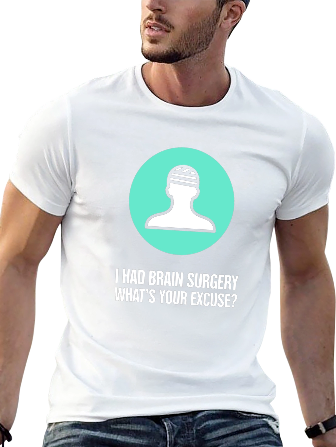 Brain Surgery Excuse T-Shirt - Funny Get Well Gift
