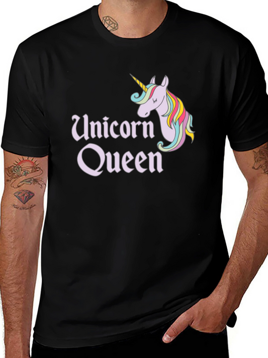 Unicorn Queen T-Shirt - Whimsical Graphic Tee