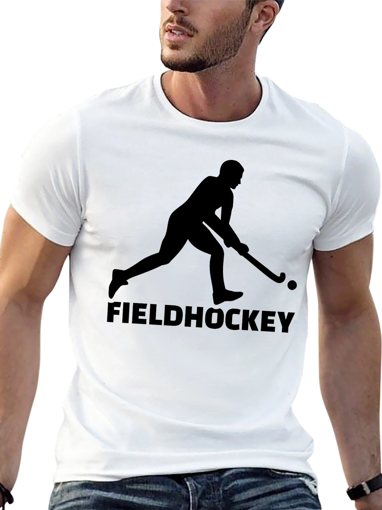 Field Hockey Player Graphic Tee