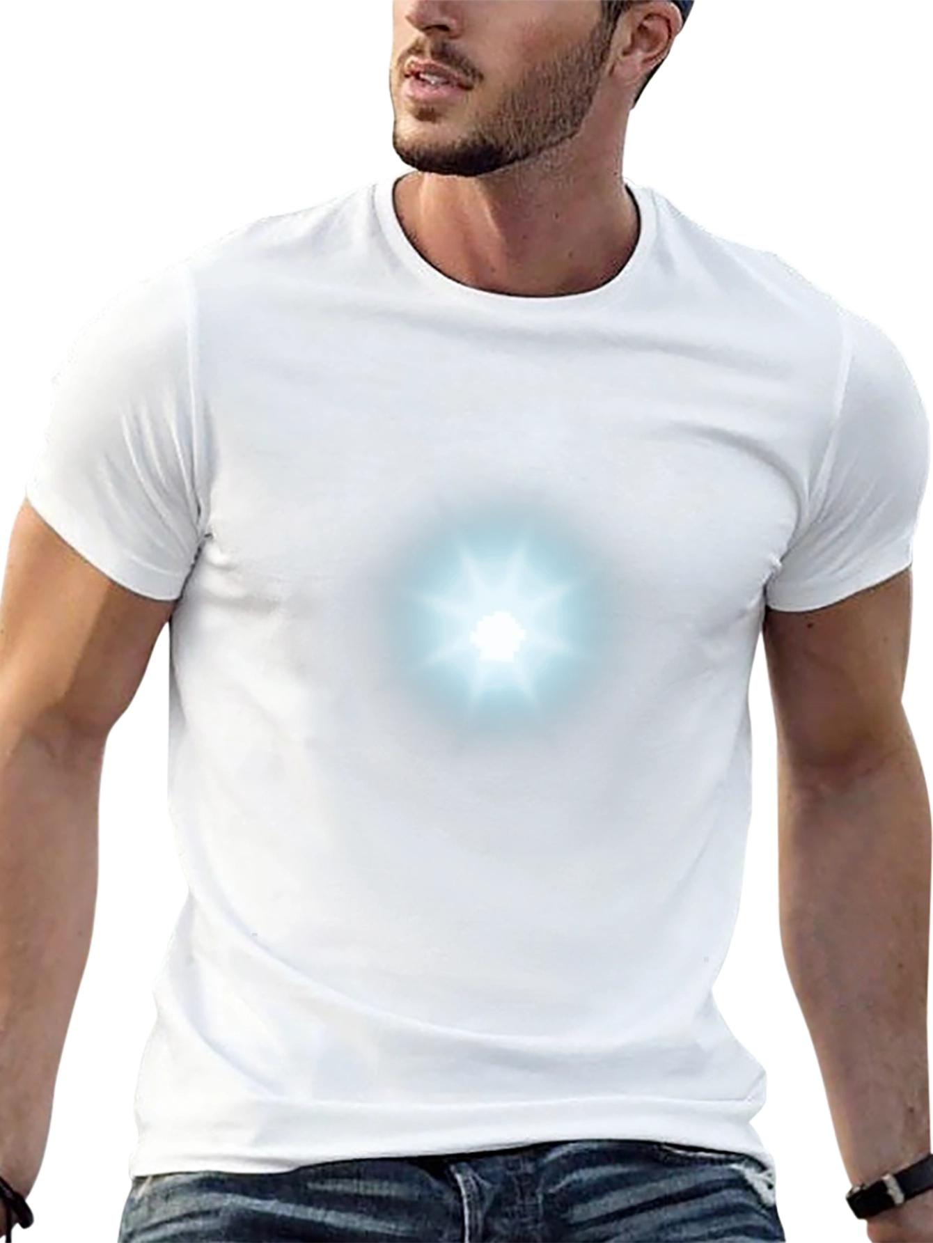 Arc Reactor Graphic Black T-Shirt