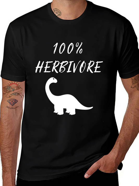 100% Herbivore Dinosaur Graphic Tee