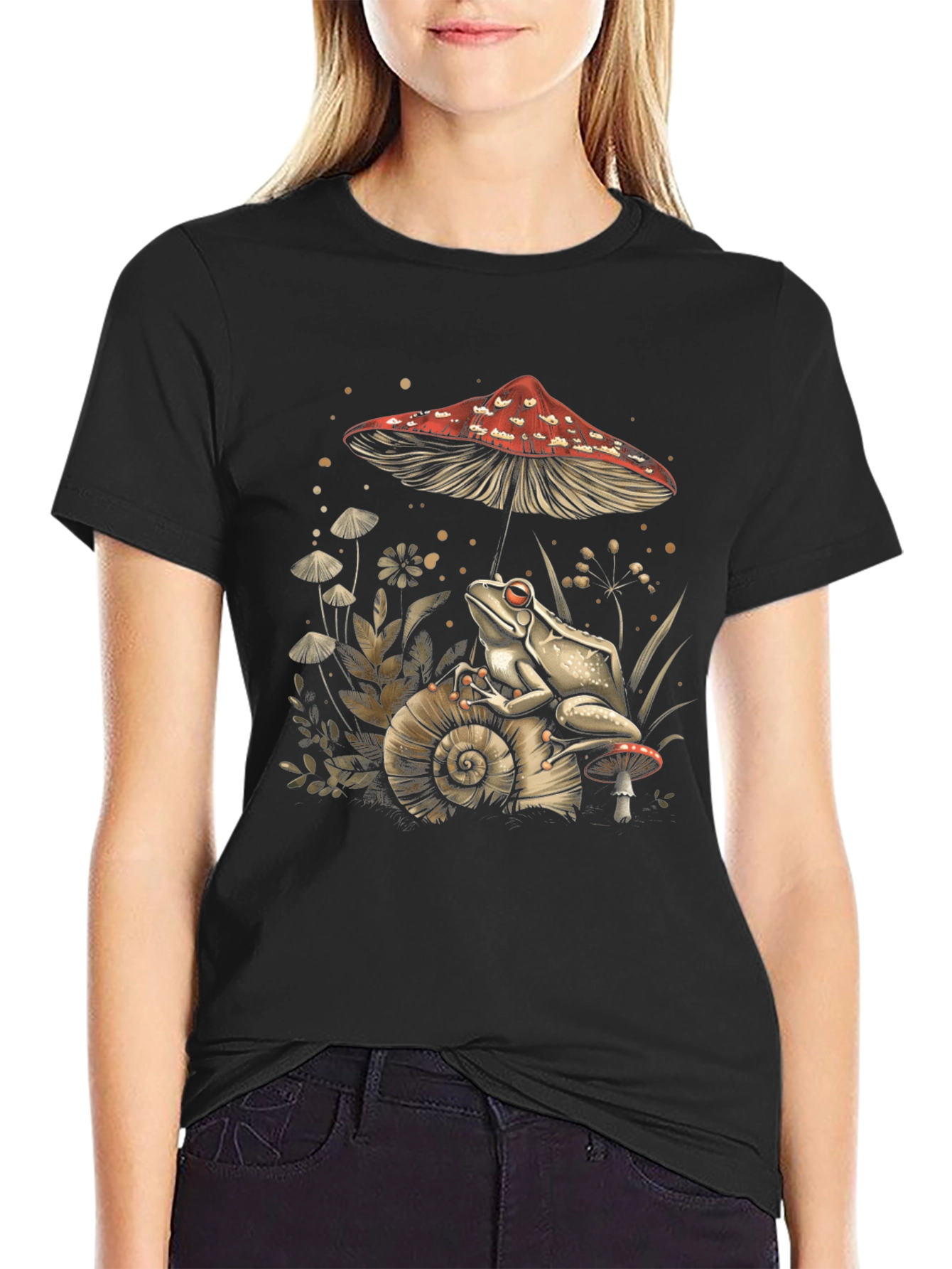 Frog & Mushroom Graphic Tee