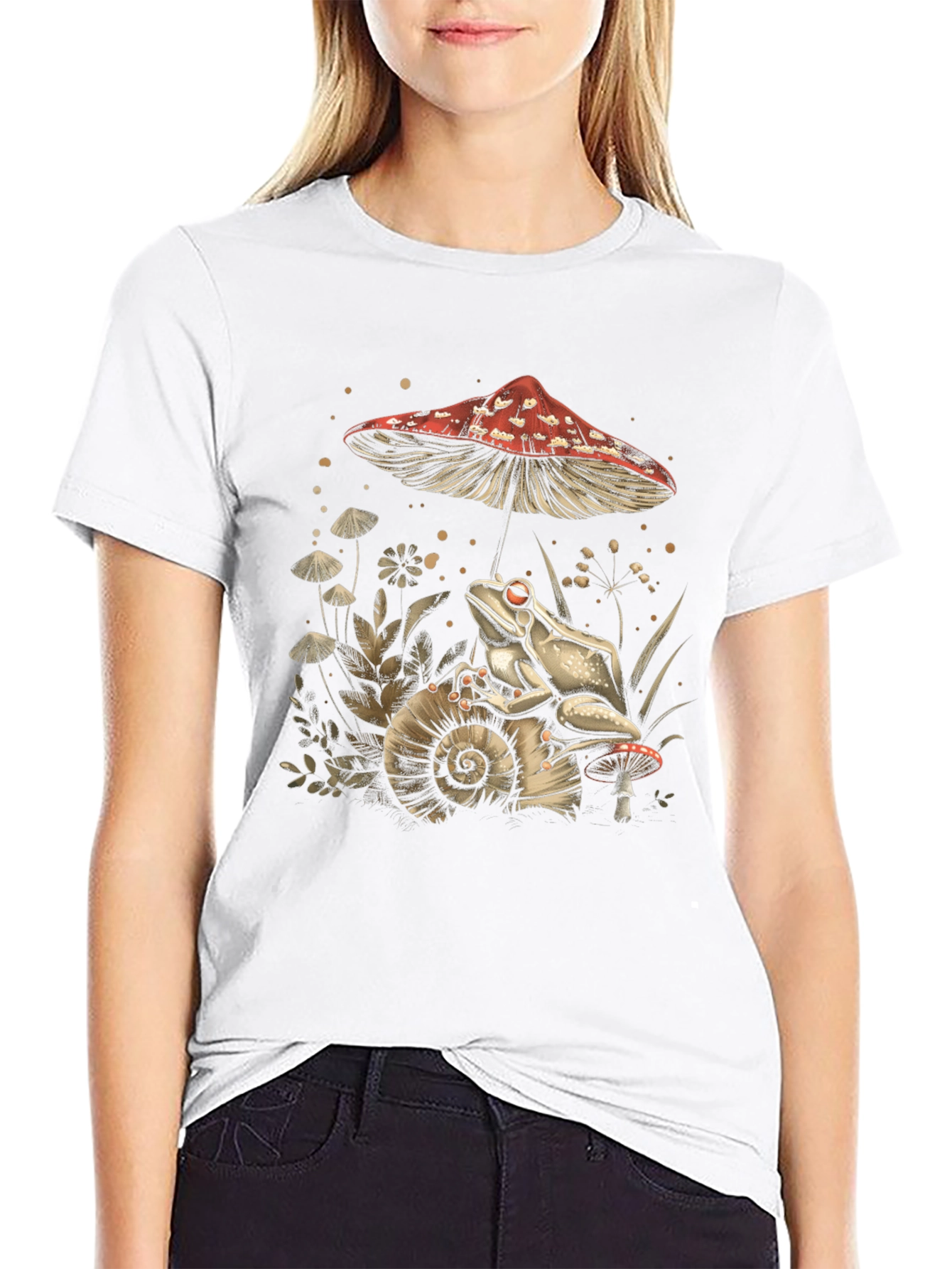 Frog & Mushroom Graphic Tee