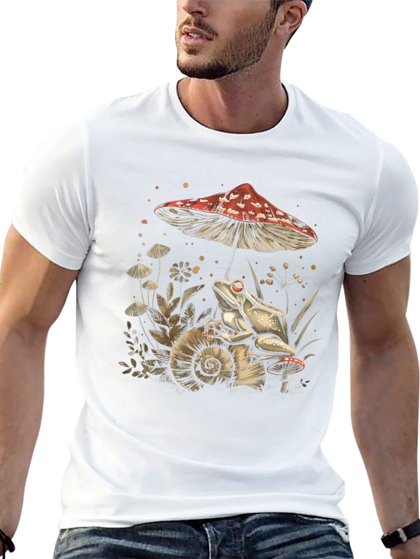 Frog & Mushroom Graphic Tee