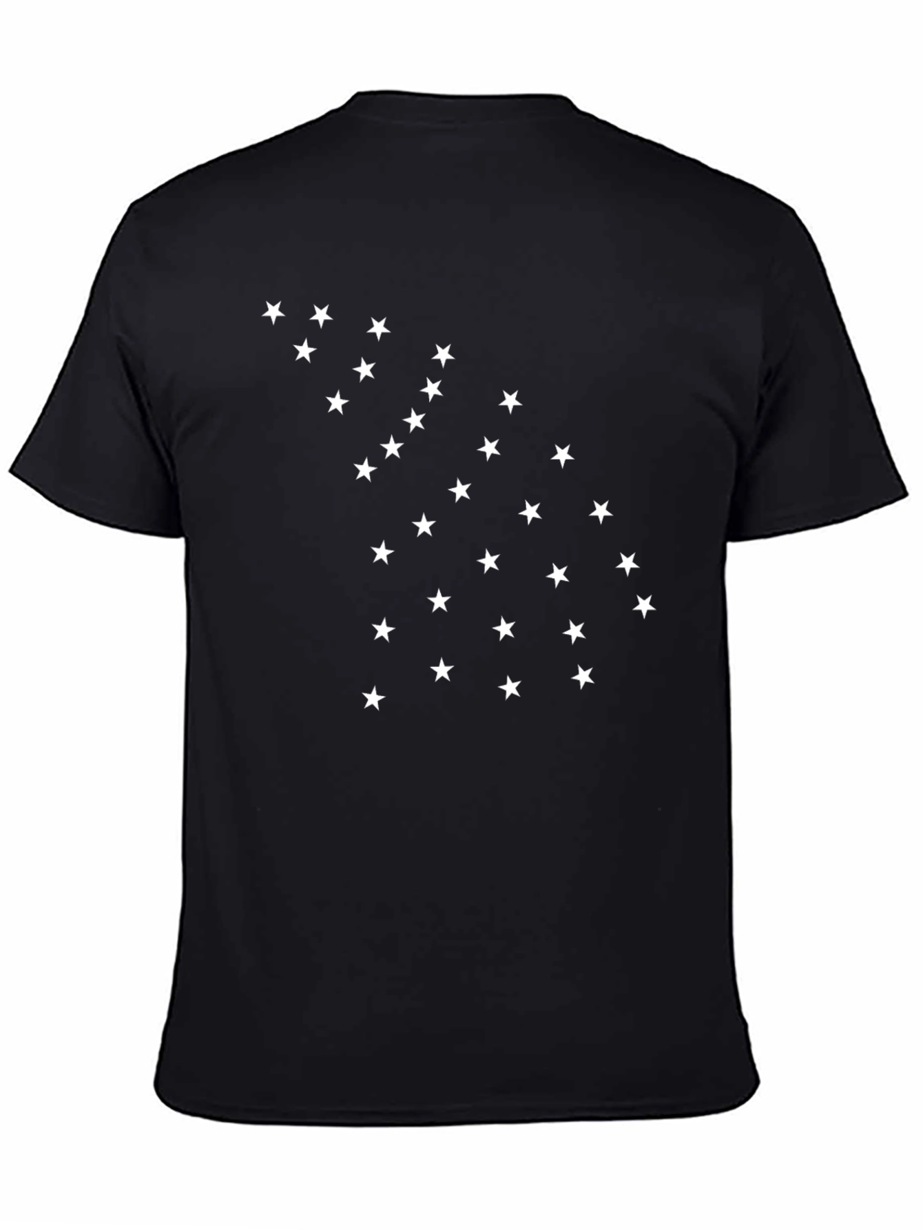 Star Pattern T-Shirt - Casual Cotton Tee
