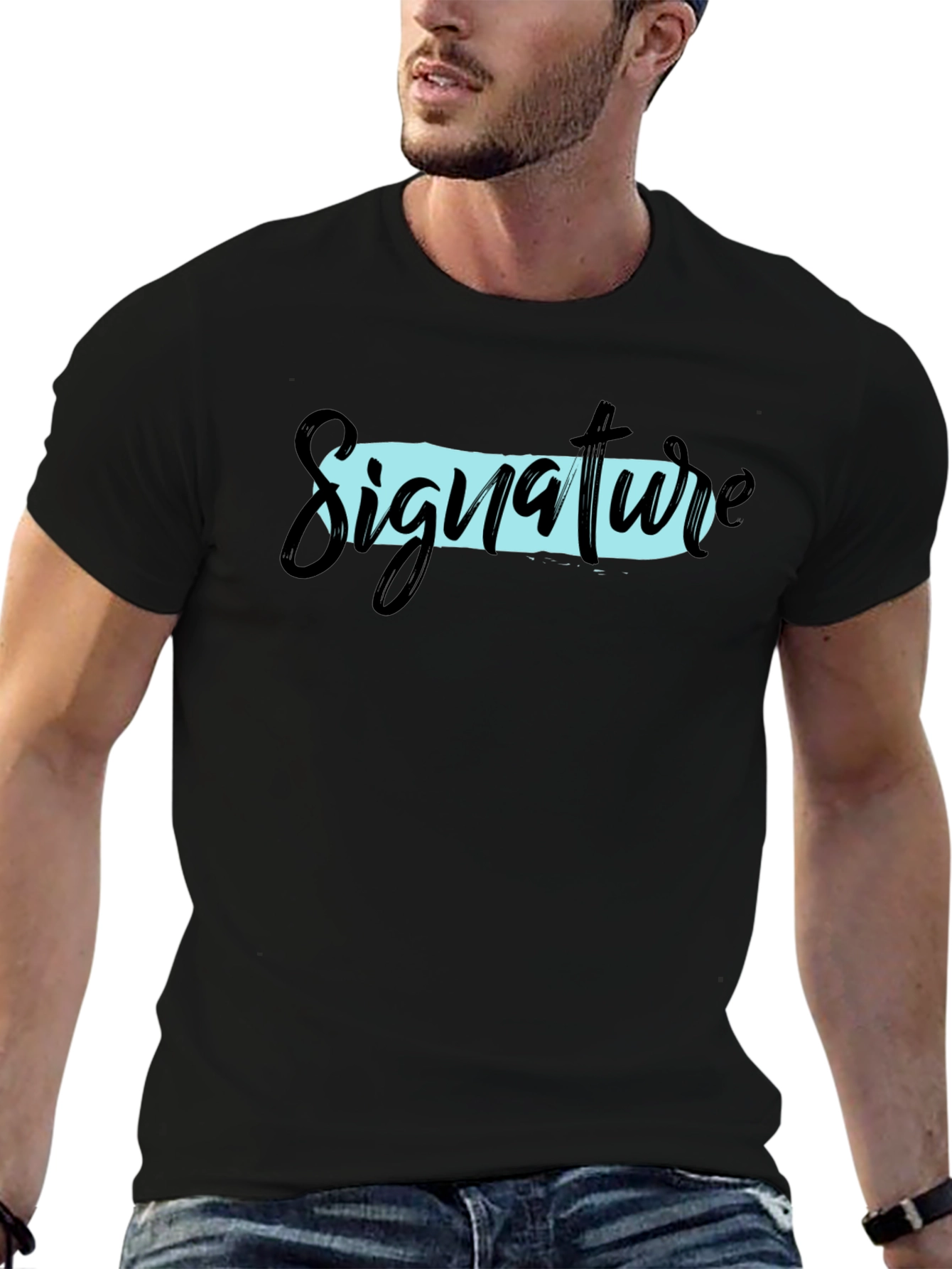 Signature Graphic T-Shirt - Black