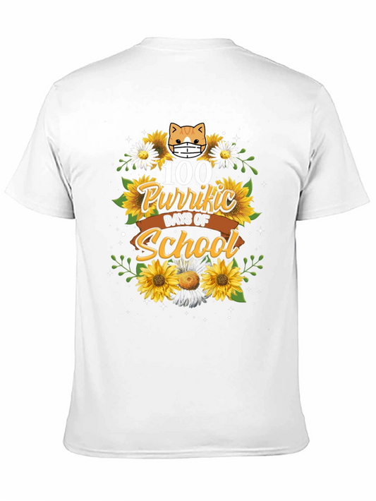 100 Purr-fect Days of School T-Shirt