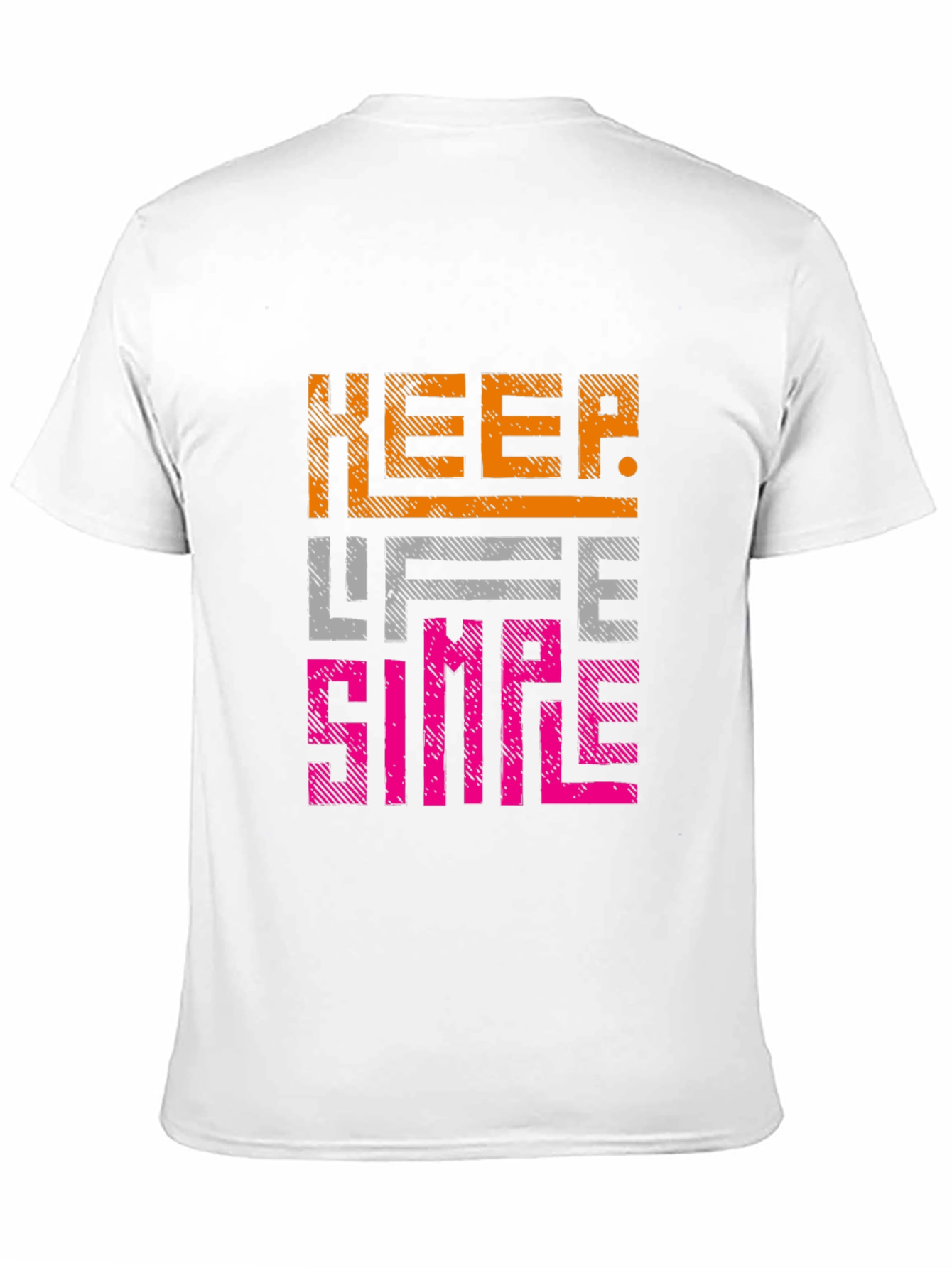 Keep Life Simple Graphic Tee - Black Casual Shirt