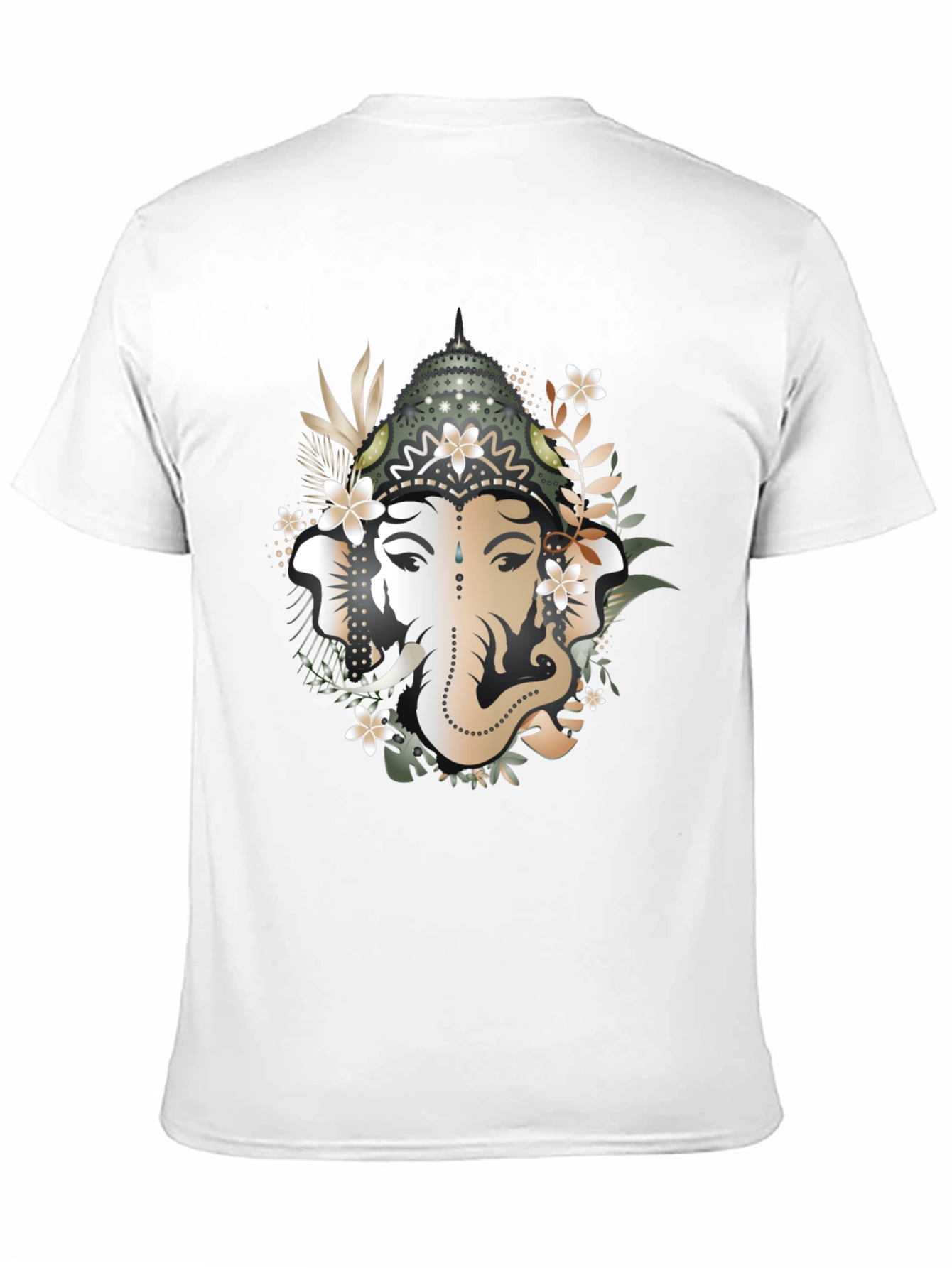 Ganesh Graphic Tee - Black Cotton T-Shirt