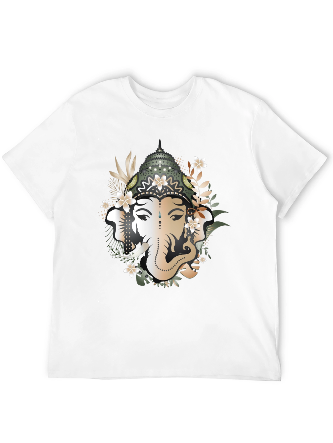 Ganesh Graphic Tee - Black Cotton T-Shirt