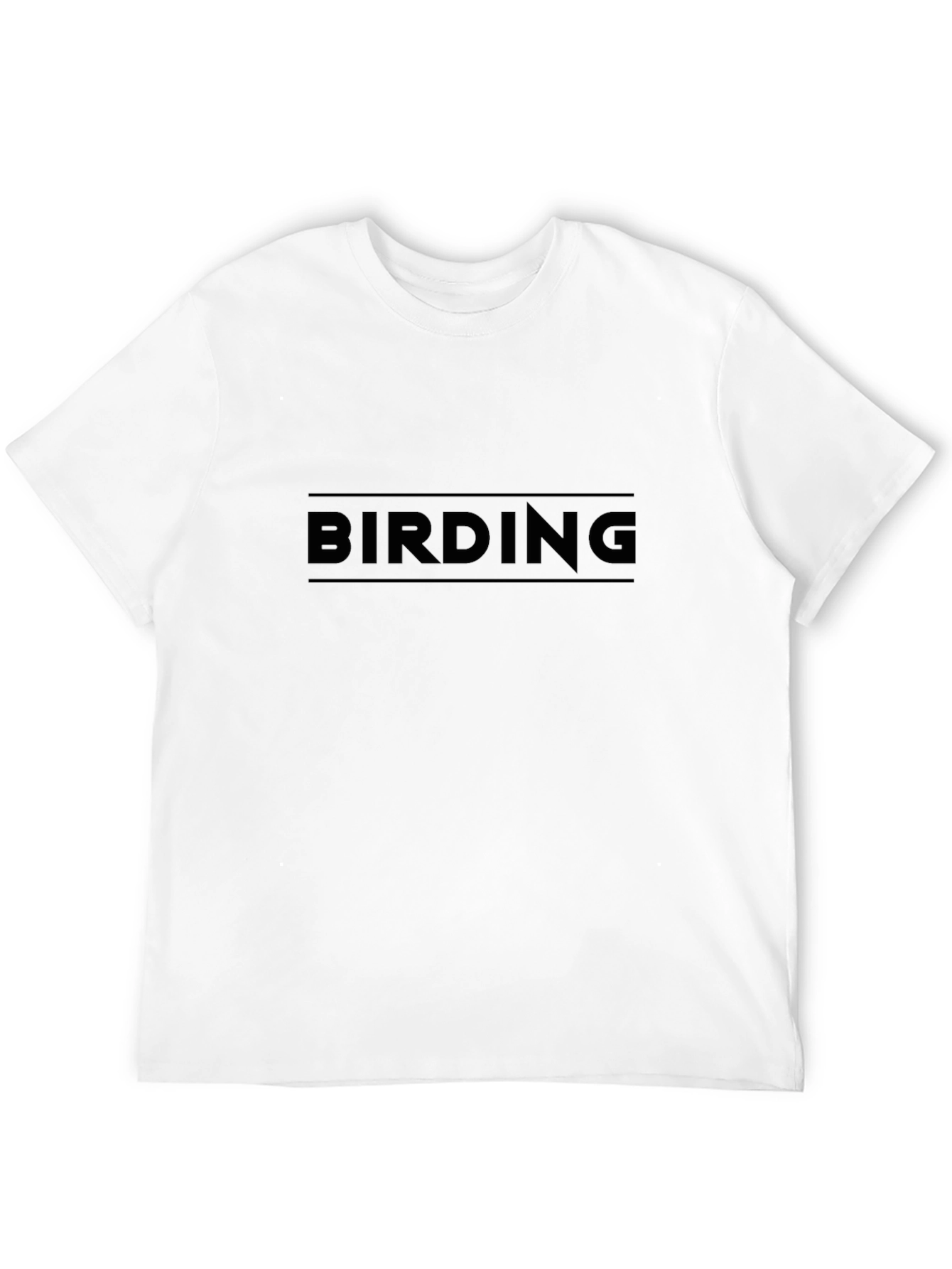 Birding Enthusiast Tee - Black Graphic T-Shirt