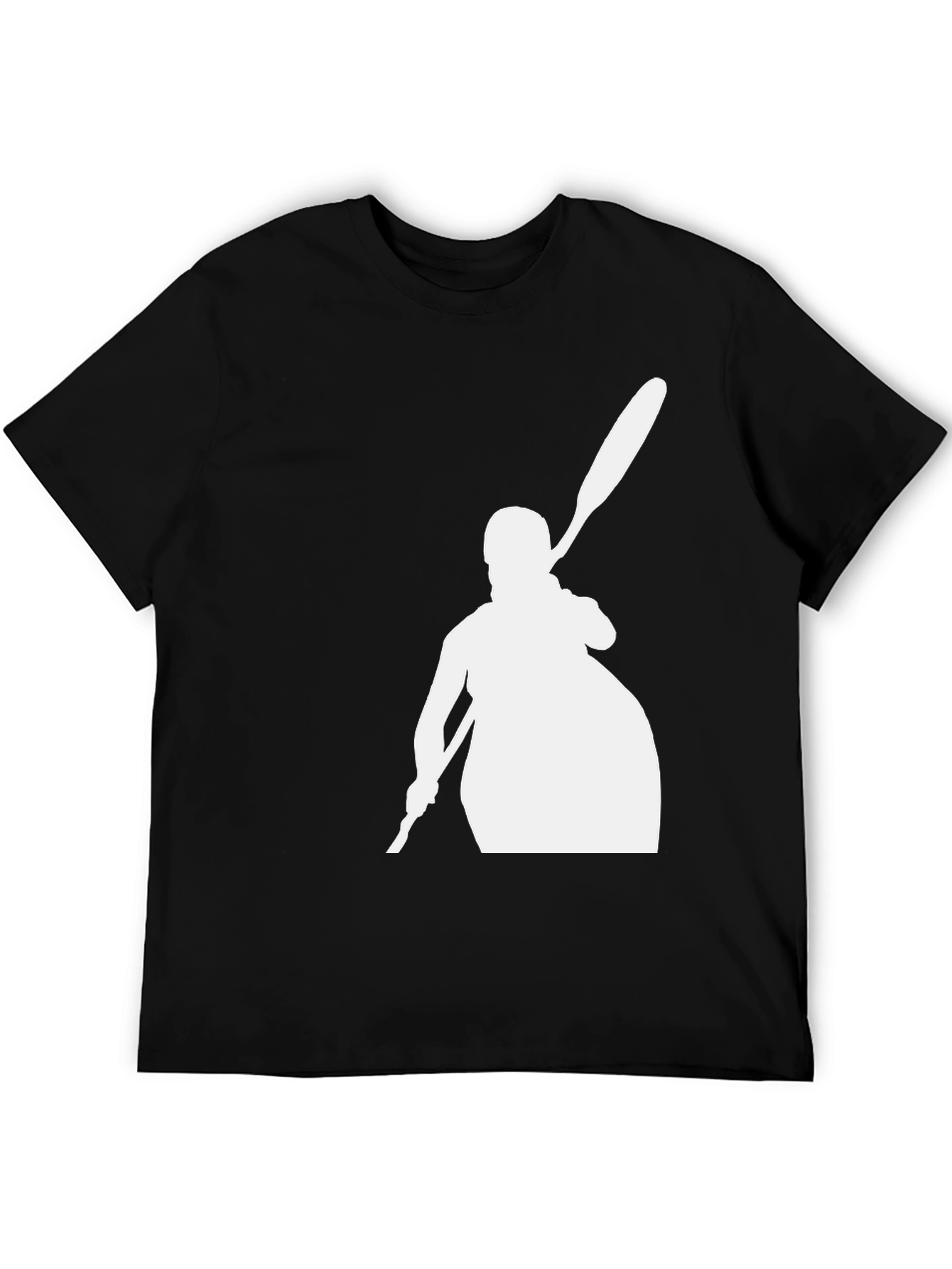 Kayak Silhouette Black Tee - Paddler Shirt