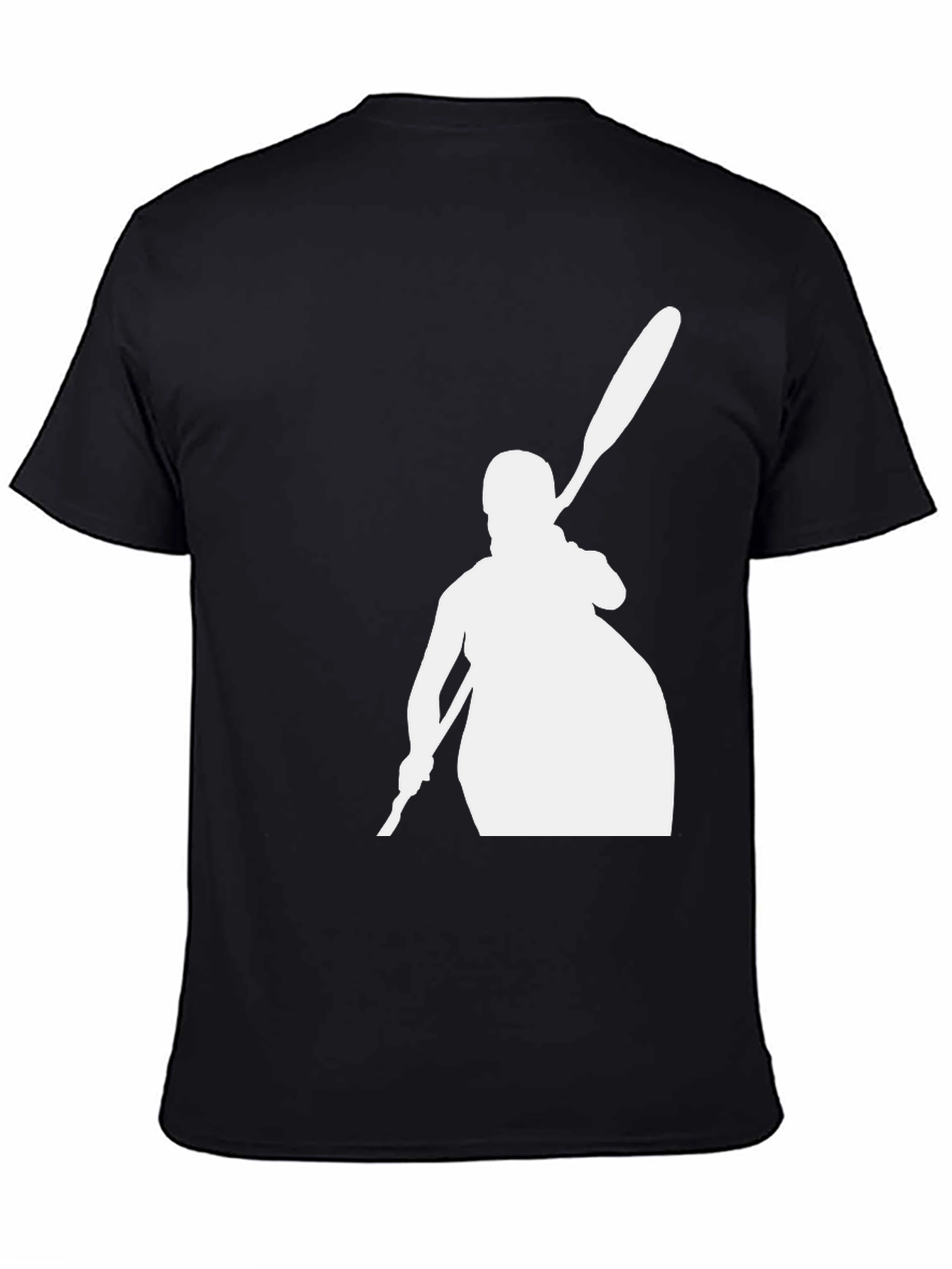Kayak Silhouette Black Tee - Paddler Shirt