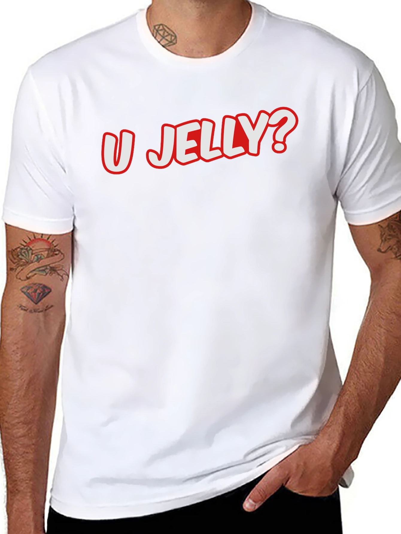 U Jelly? Graphic T-Shirt - Black