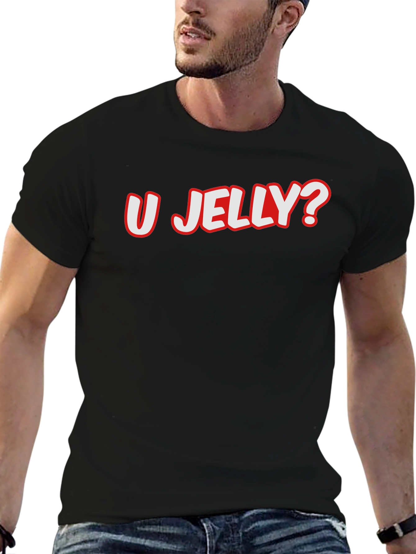 U Jelly? Graphic T-Shirt - Black