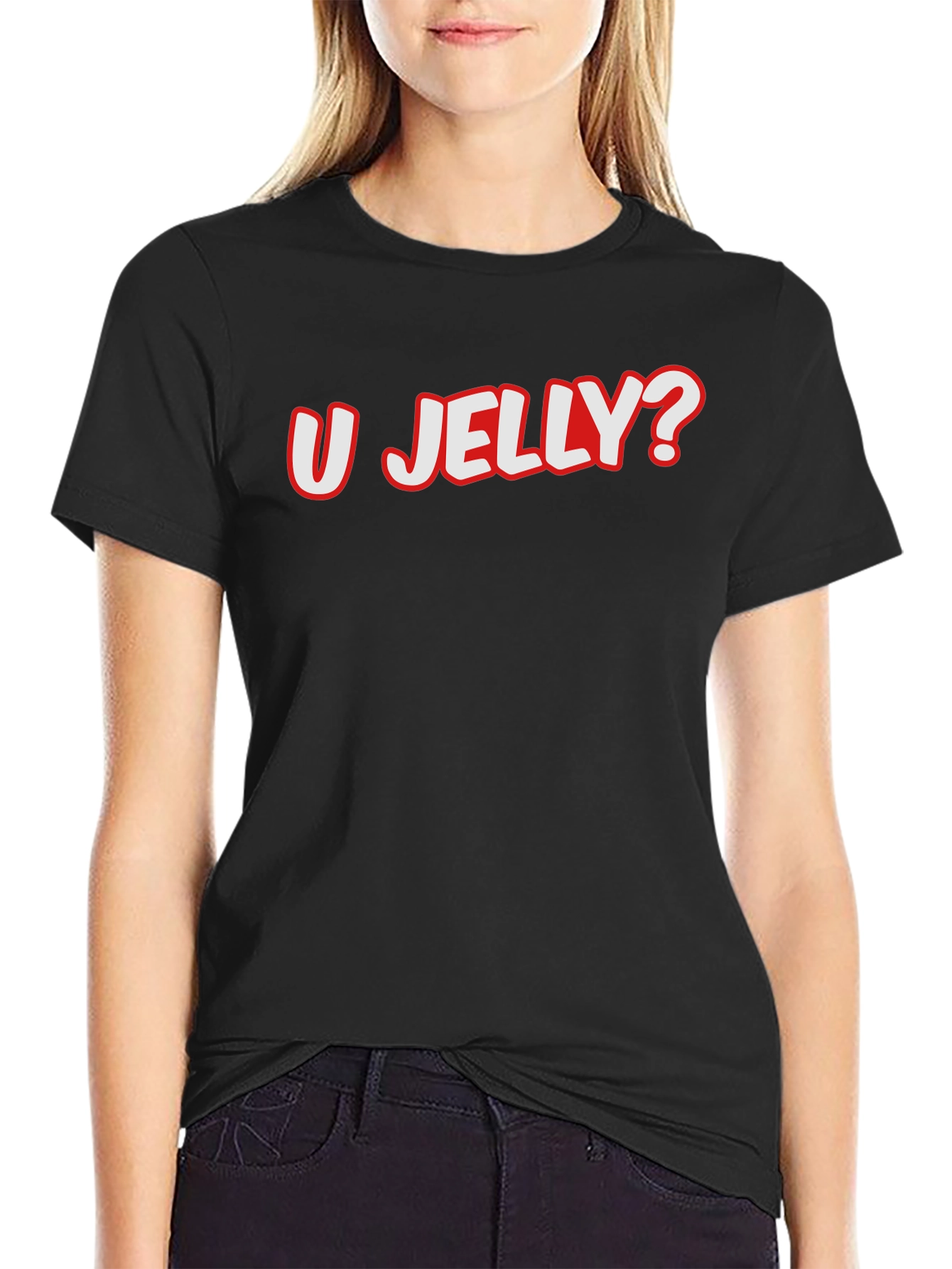 U Jelly? Graphic T-Shirt - Black