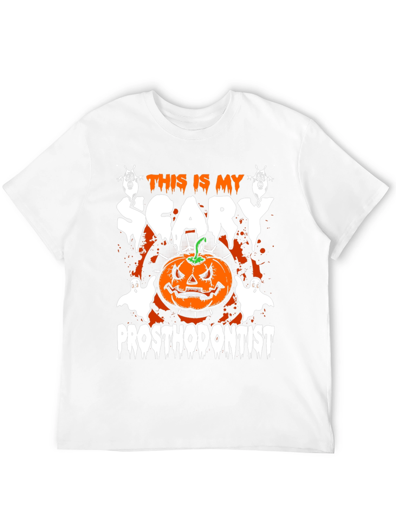 Scary Prosthodontist Halloween Graphic T-Shirt