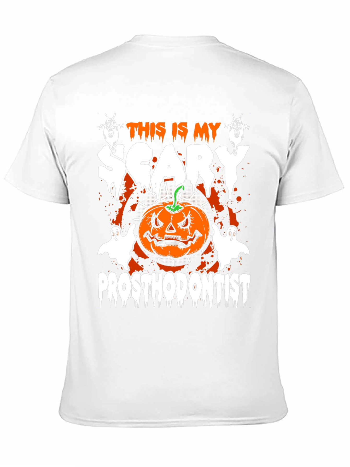Scary Prosthodontist Halloween Graphic T-Shirt