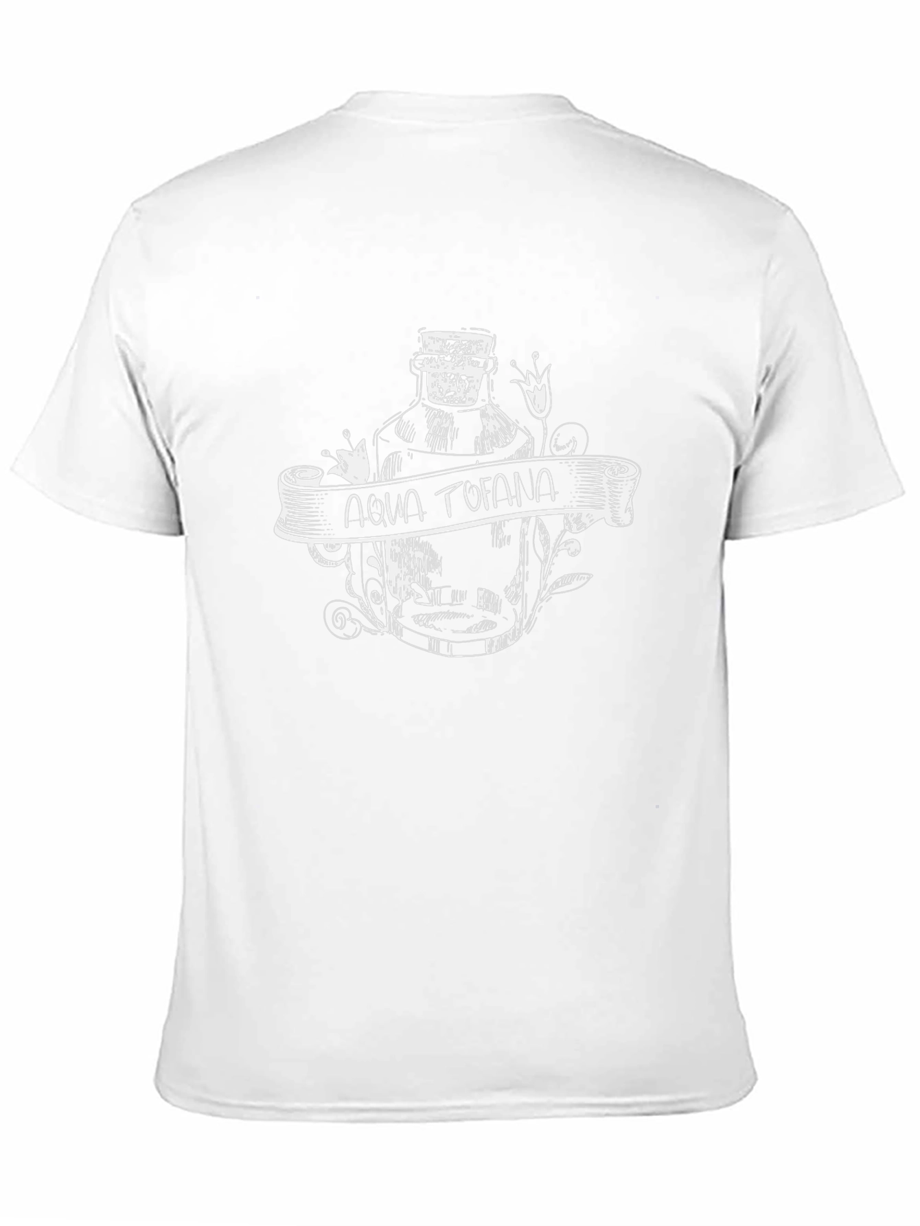 Aqua Tofana Graphic Print Black T-Shirt