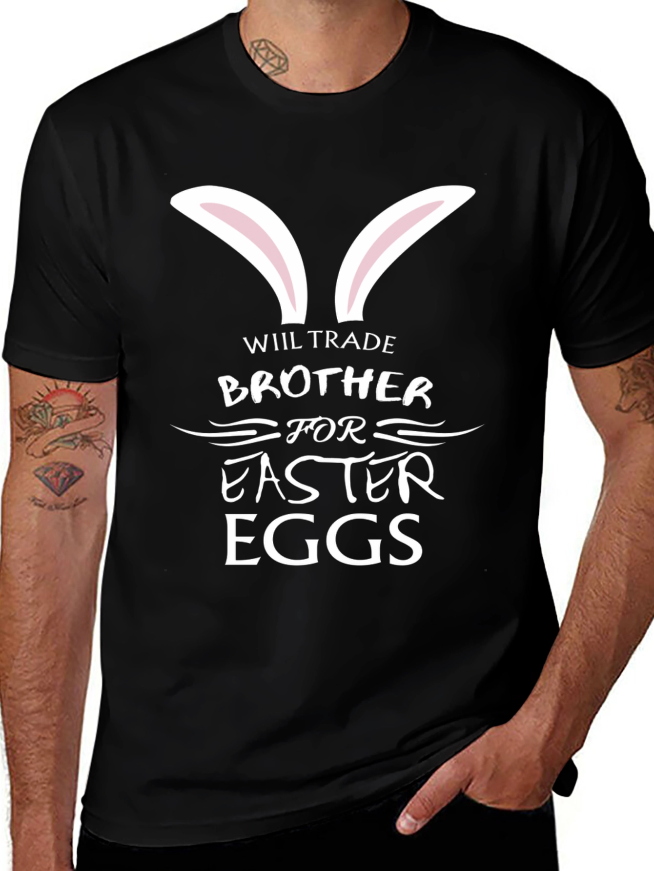 Funny Easter Brother T-Shirt - Trade for Eggs!