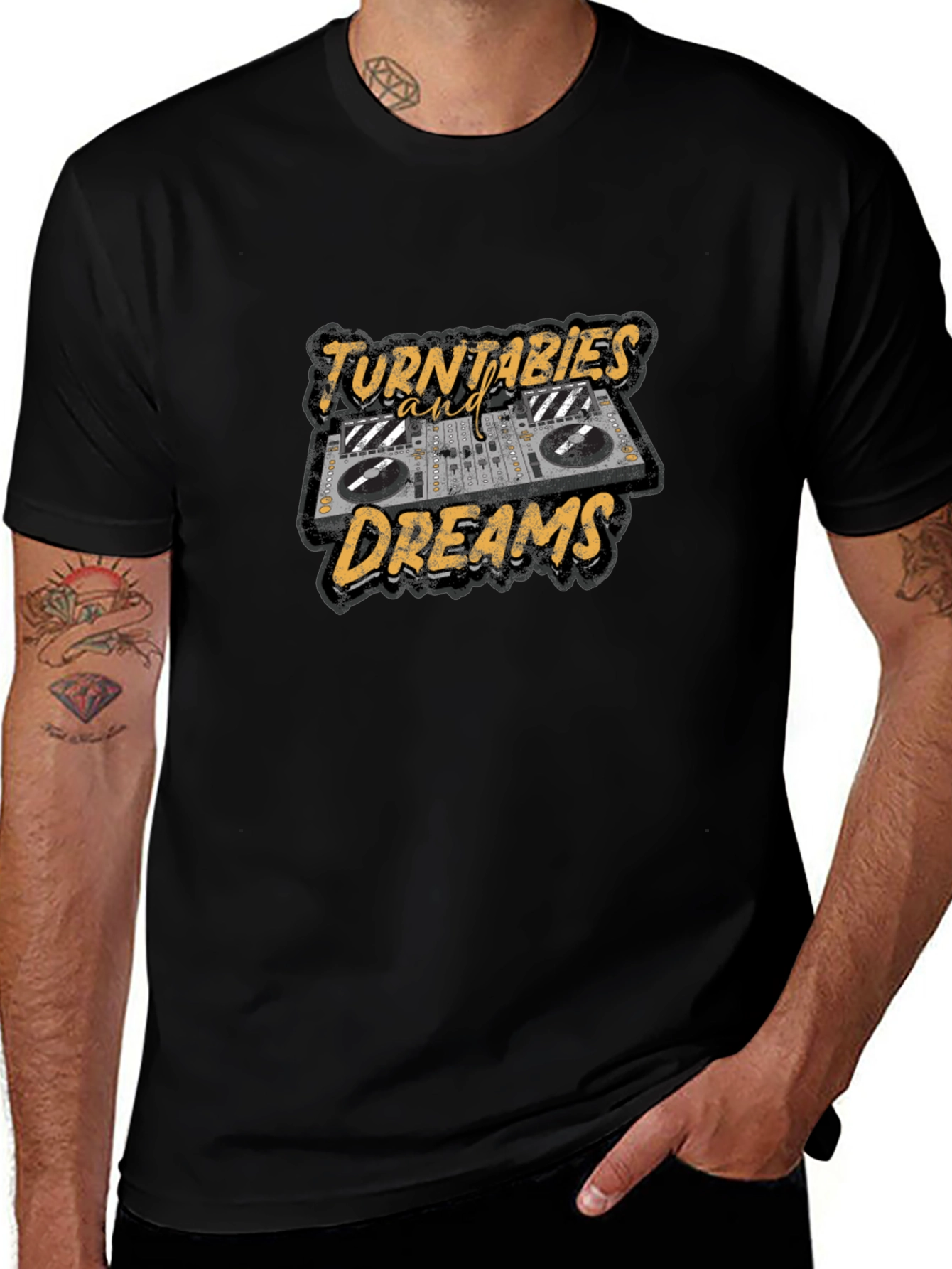 Turntables and Dreams Graphic Tee