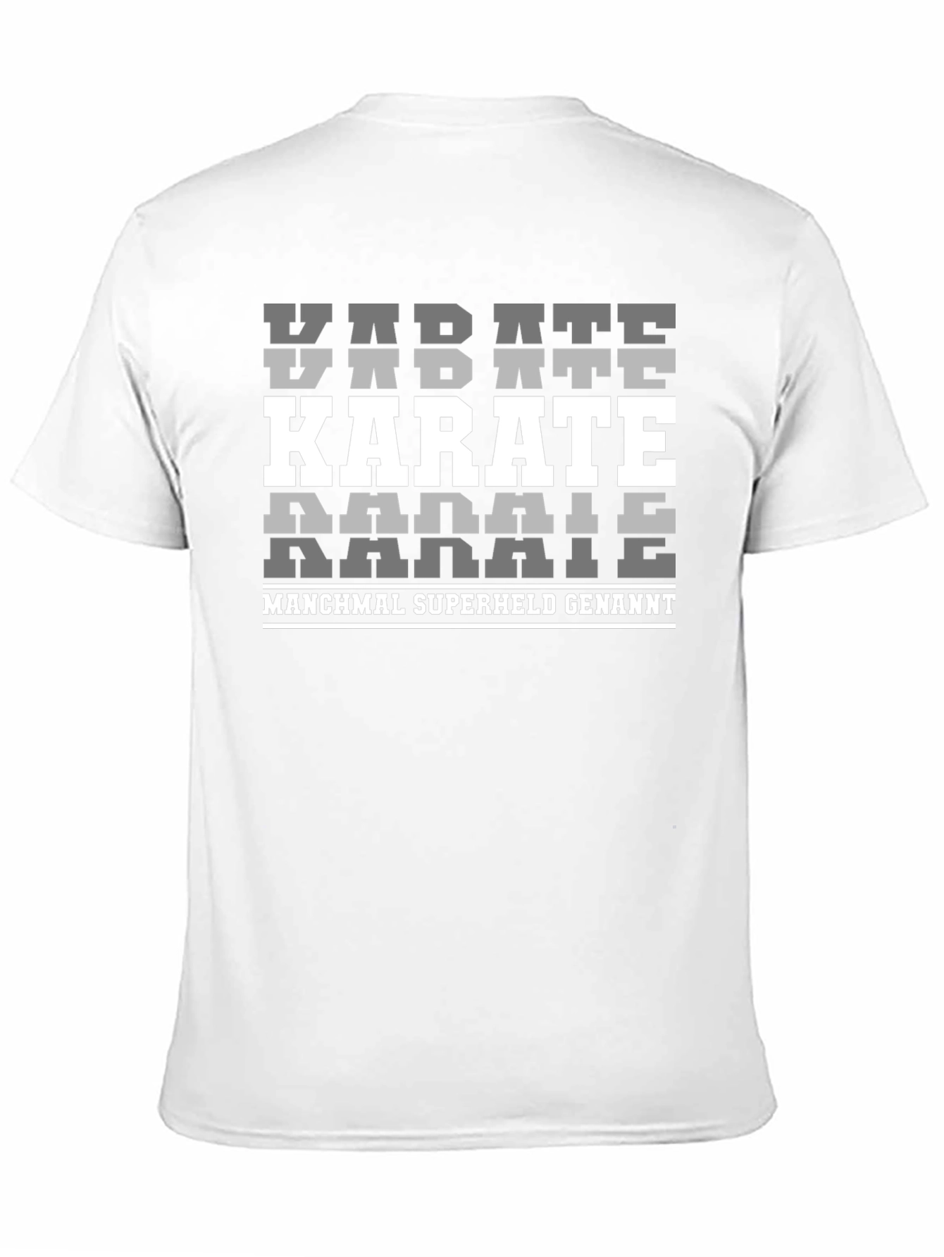 Karate Superheld Black T-Shirt