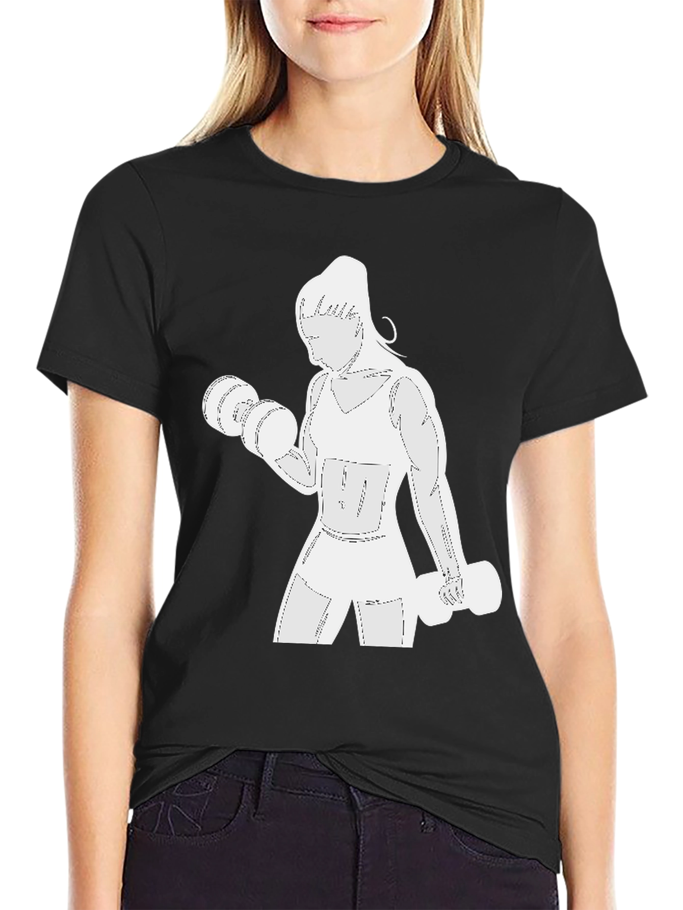 Workout Woman Graphic Tee