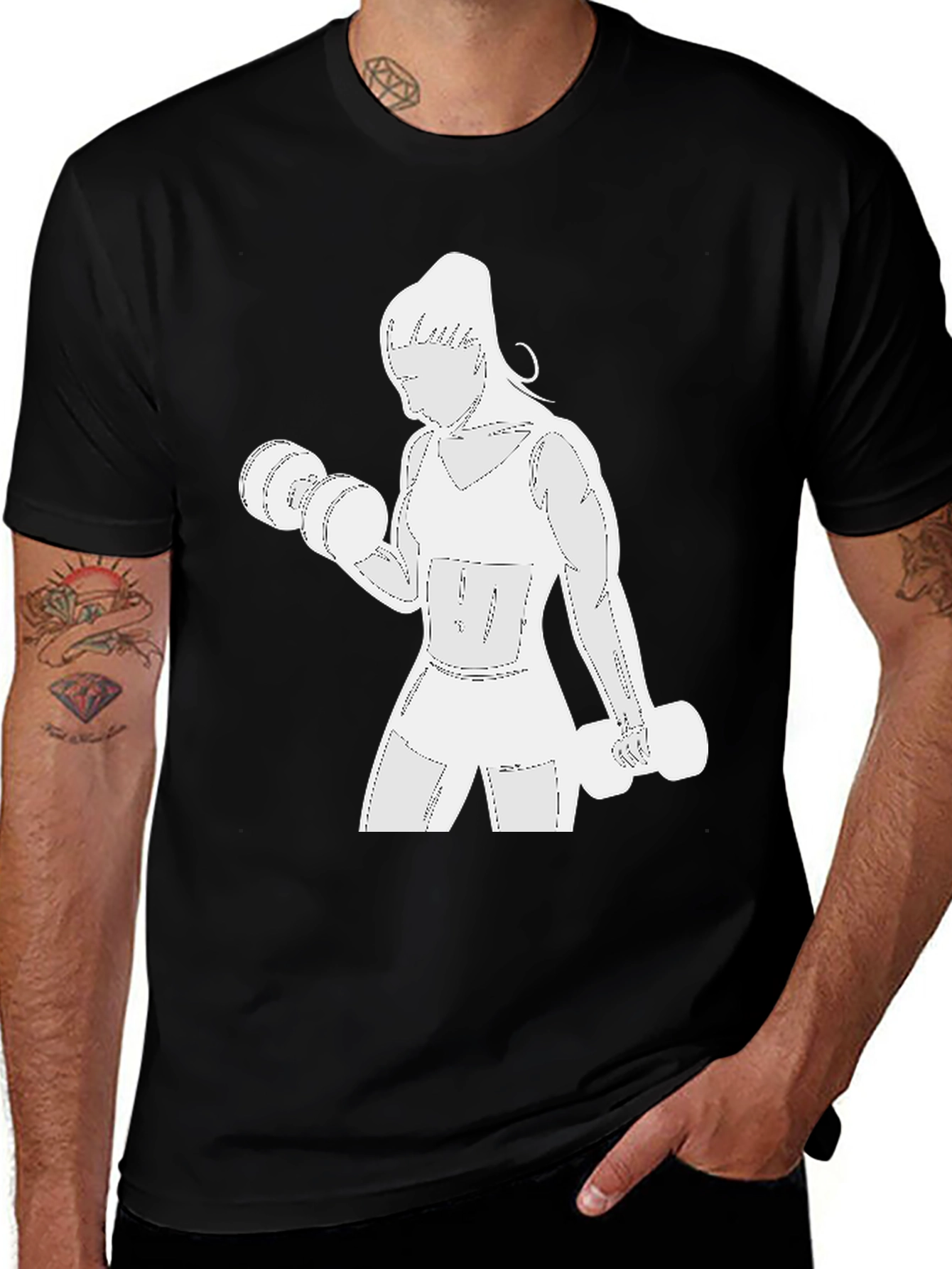 Workout Woman Graphic Tee