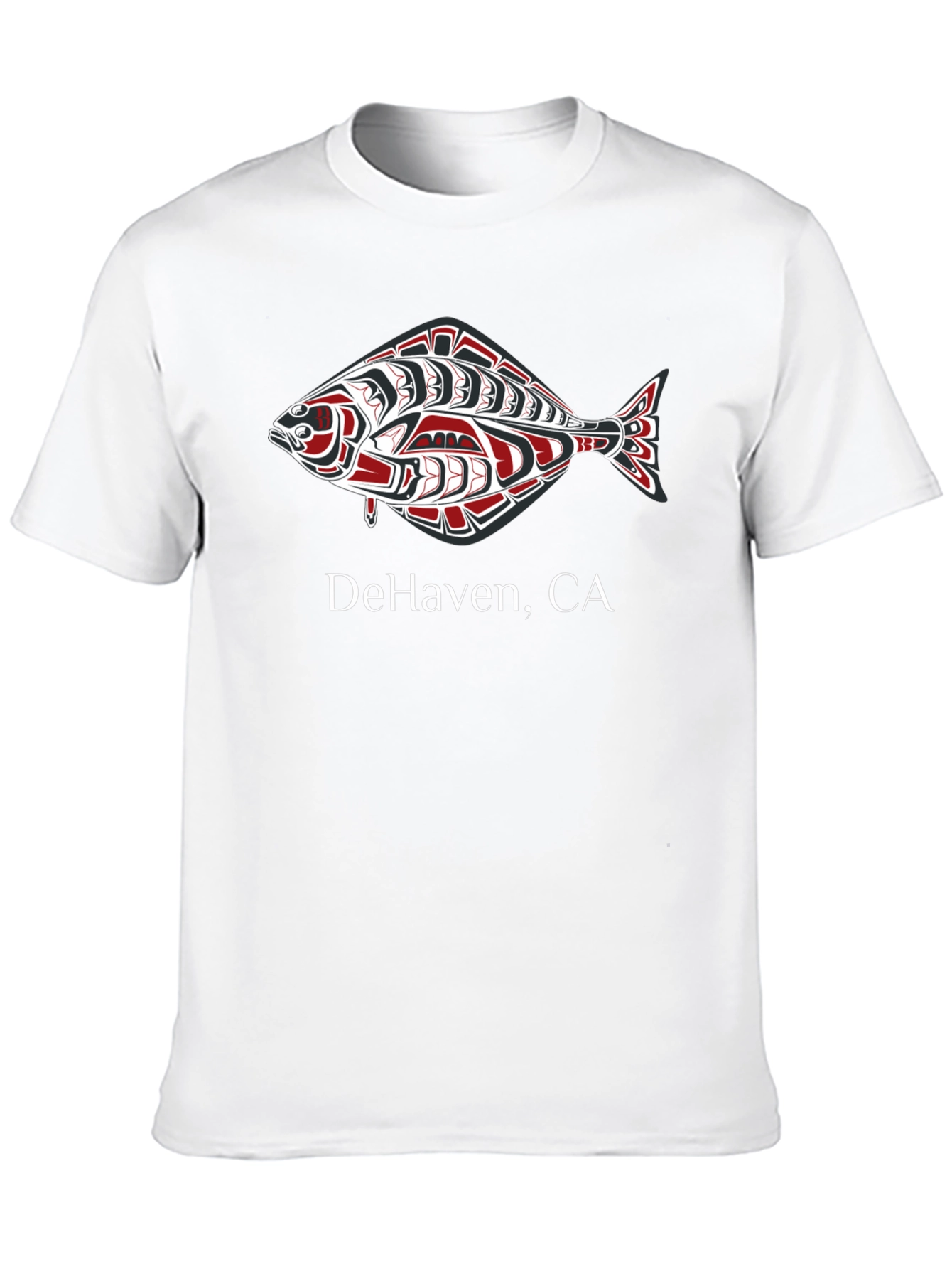 DeHaven CA Fish Graphic Tee - Black