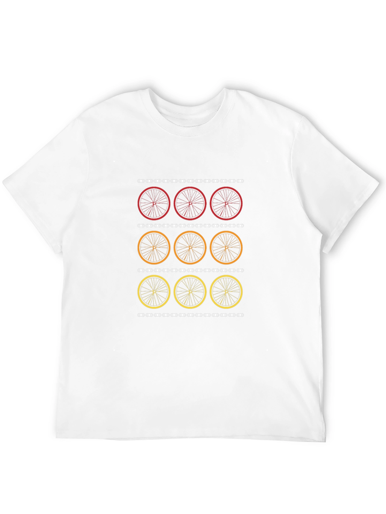 Cycle Wheels Graphic Tee - Black