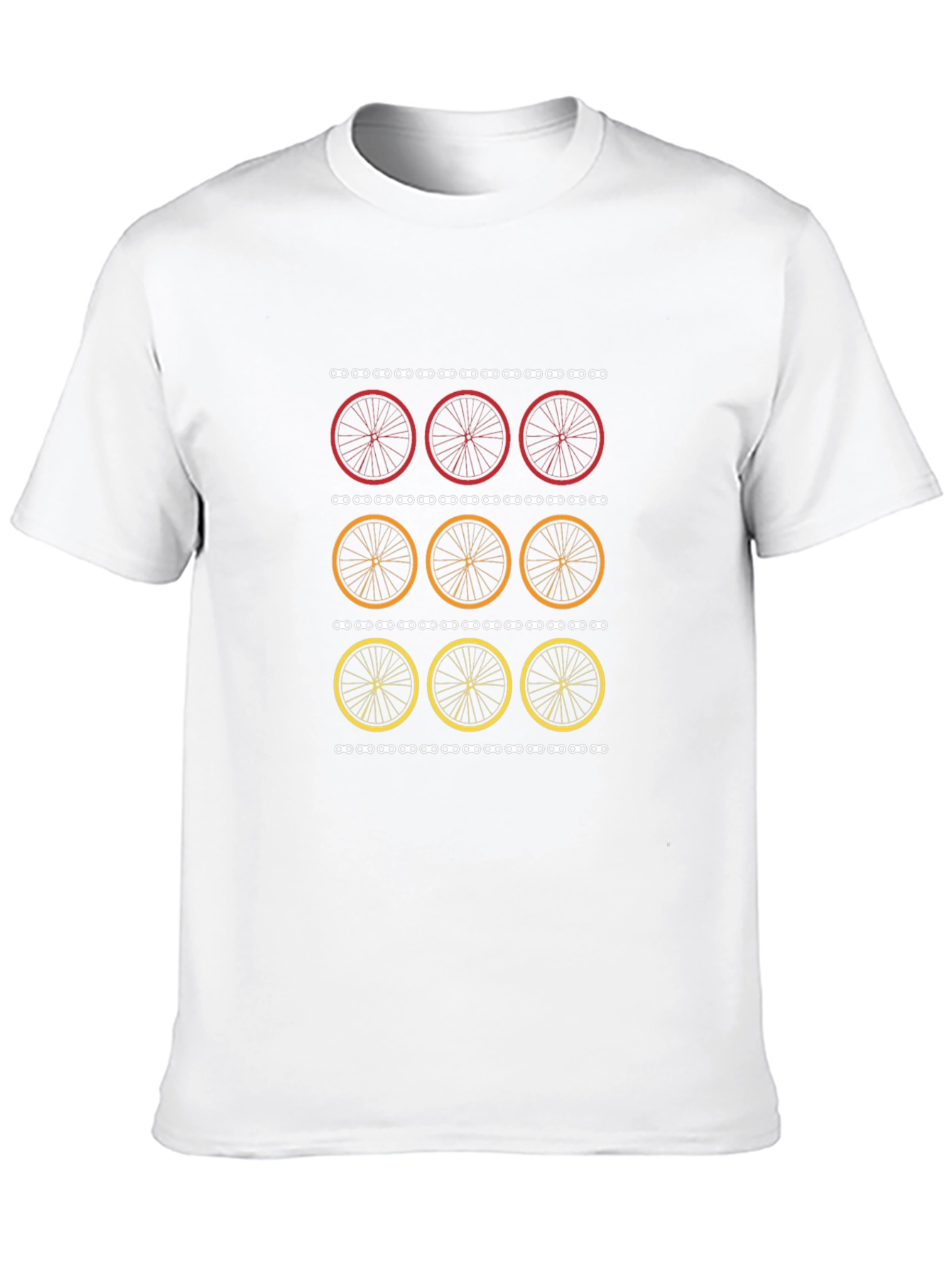 Cycle Wheels Graphic Tee - Black