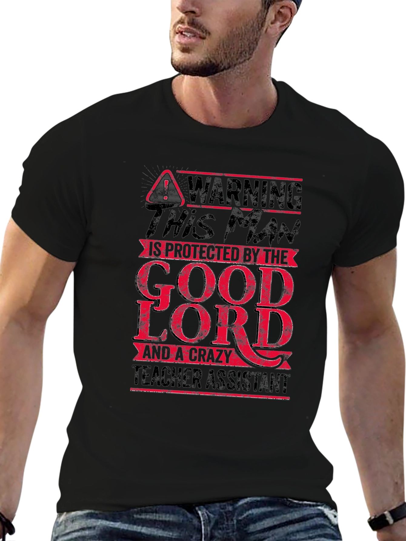 Warning This Man is Protected T-Shirt