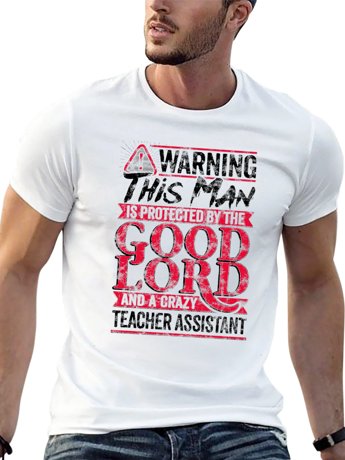 Warning This Man is Protected T-Shirt