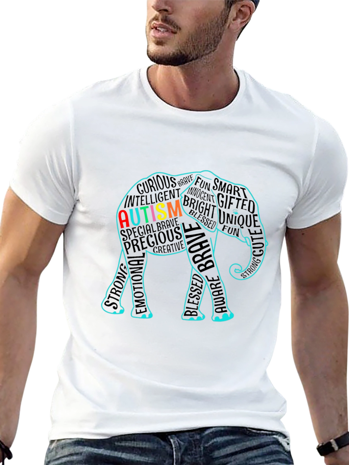 Autism Awareness Elephant T-Shirt